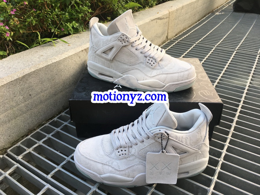 Kaws x Air Jordan 4 Creamy White